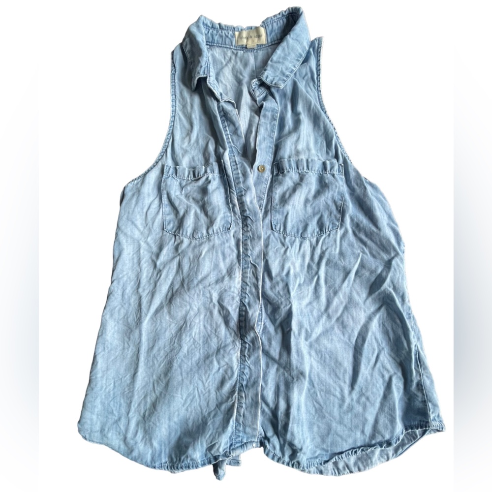 Cloth & Stone Anthropologie Denim Loose Tank